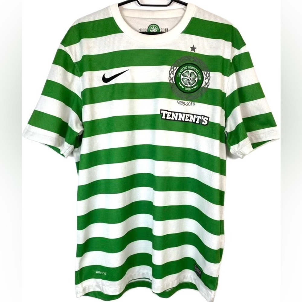 Vintage Nike Celtic Football Soccer Home Jersey Season 12 13 479346-300 Large L